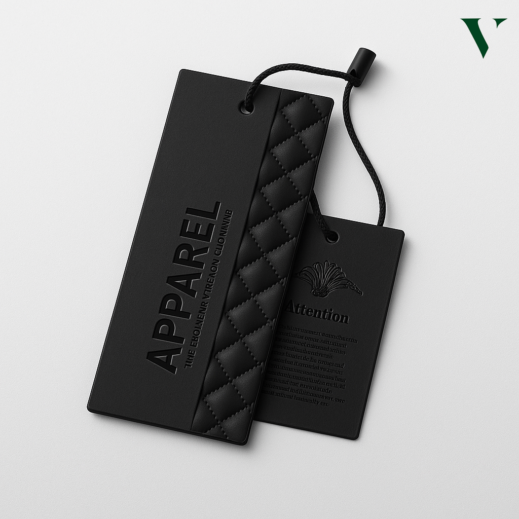 Minimalist clothing tags give retail products a fresh look
