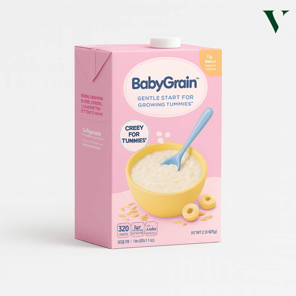 Order printed baby food box packaging wholesale with a low MOQ