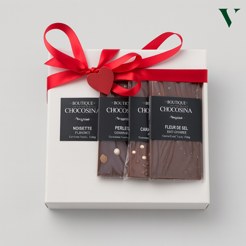 Buy custom chocolate bar boxes with custom brand artwork