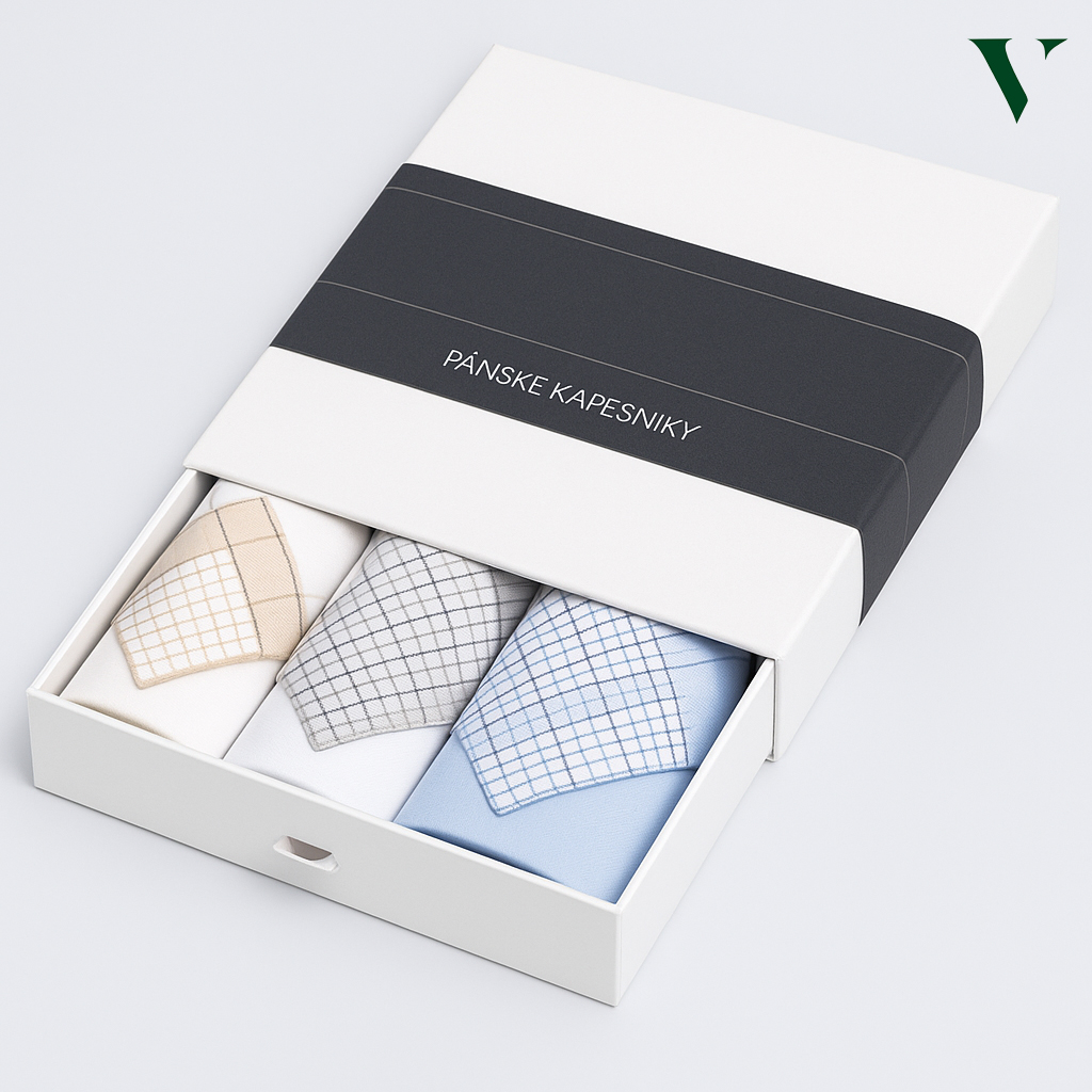 Handkerchief boxes crafted with eco-friendly cardboard materials