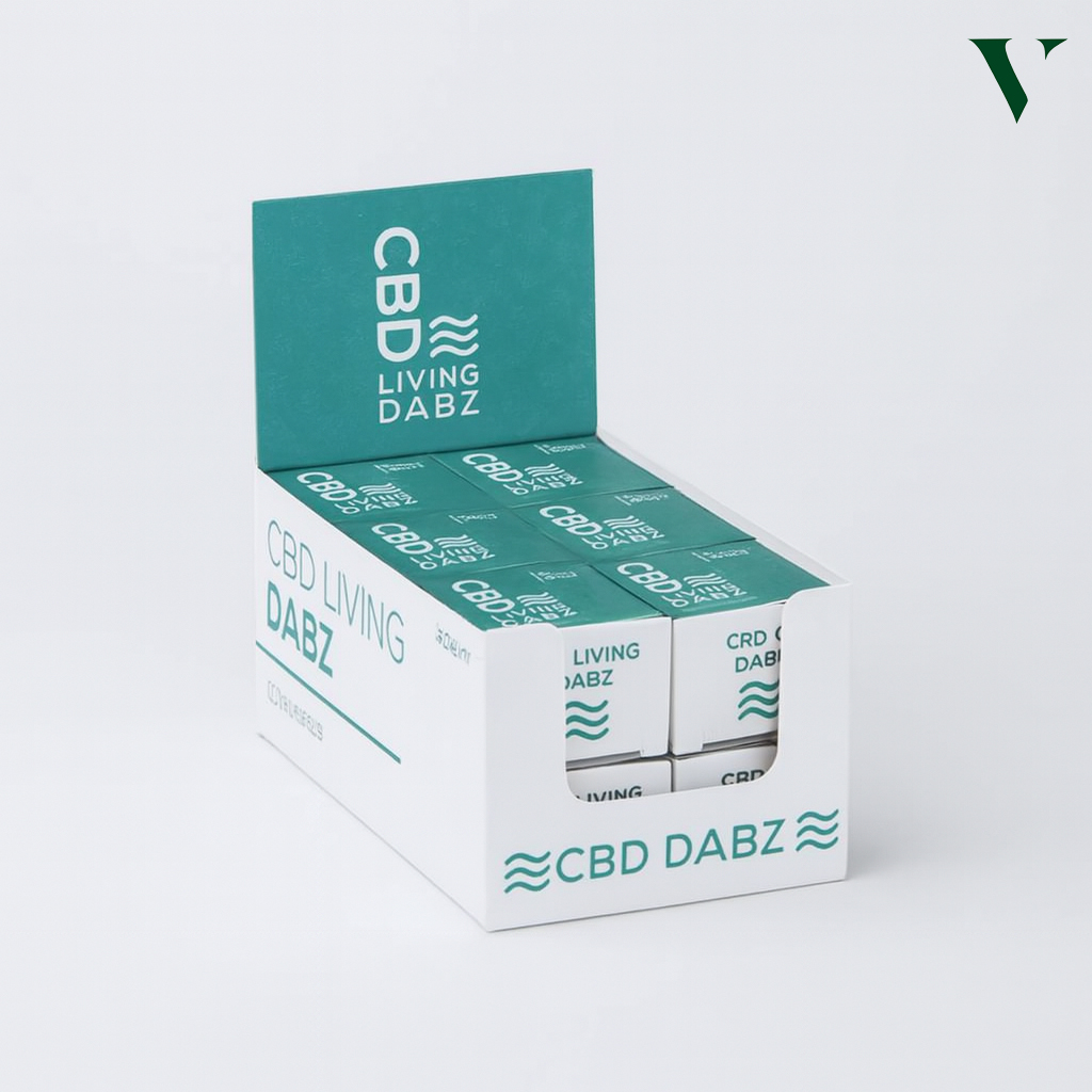 Branded weed packaging in Marijuana boxes for pre-roll and bud jars