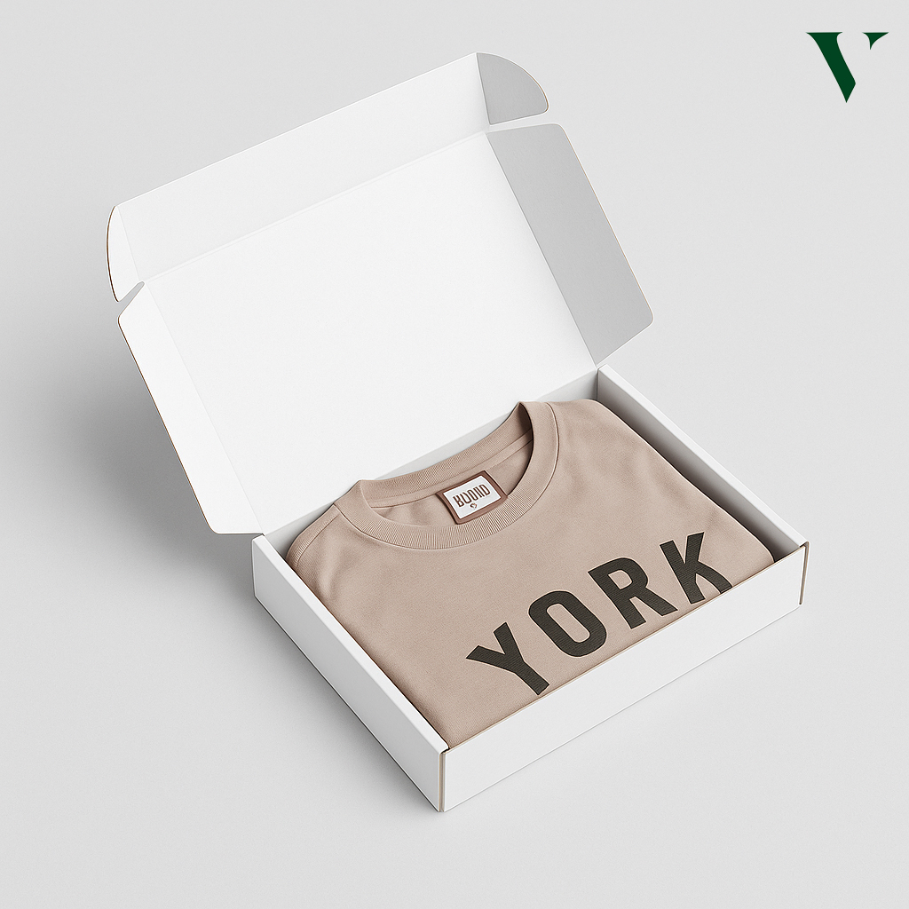 Custom shirt packaging improves the unboxing experience for customers