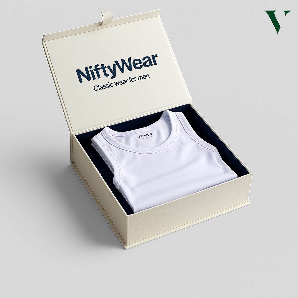 Personalized vest boxes suitable for online orders and presents