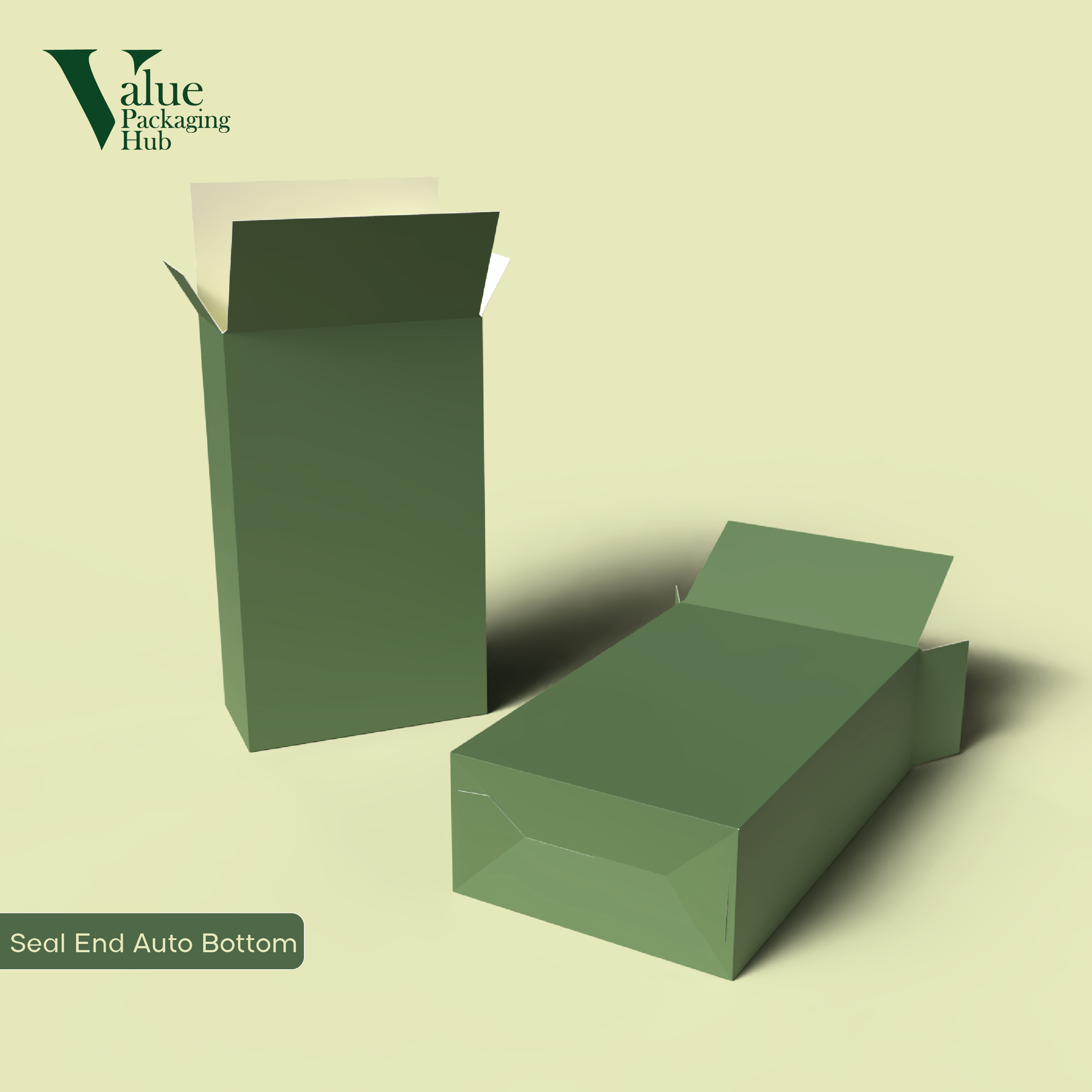 Handle heavy products in seal end custom auto bottom boxes at USA wholesale prices.