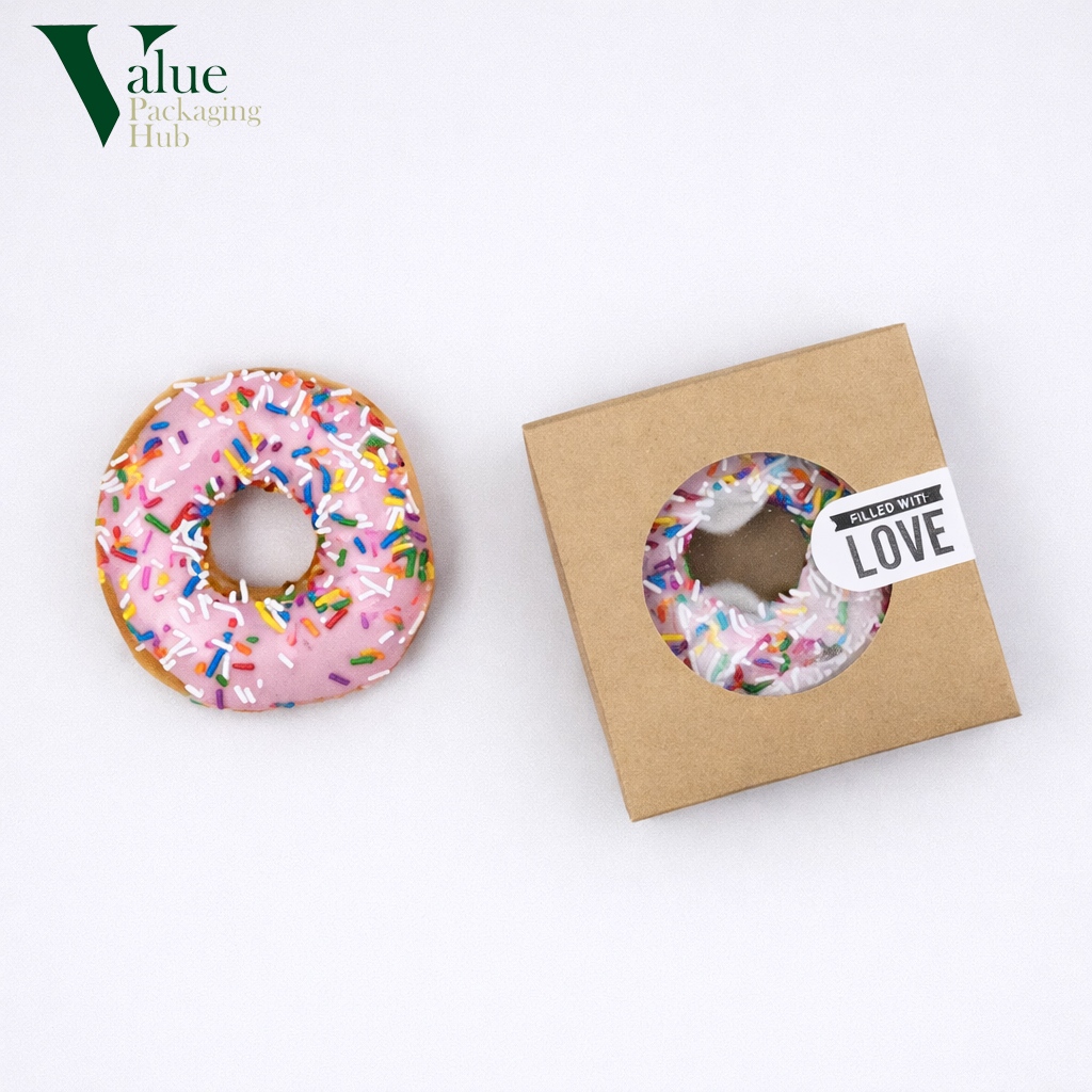 Preserve your baked goods in Kraft donut boxes with free shipping.