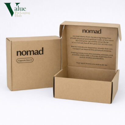 Get a free quote for ecommerce shipping Kraft Mailer boxes.