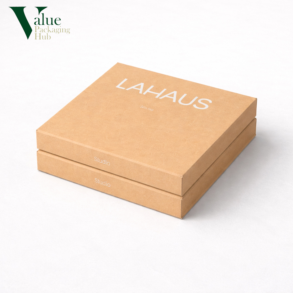 Order Kraft rigid boxes in bulk for your medium to large-scale business.