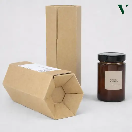 roller hexagonal candle box Menu