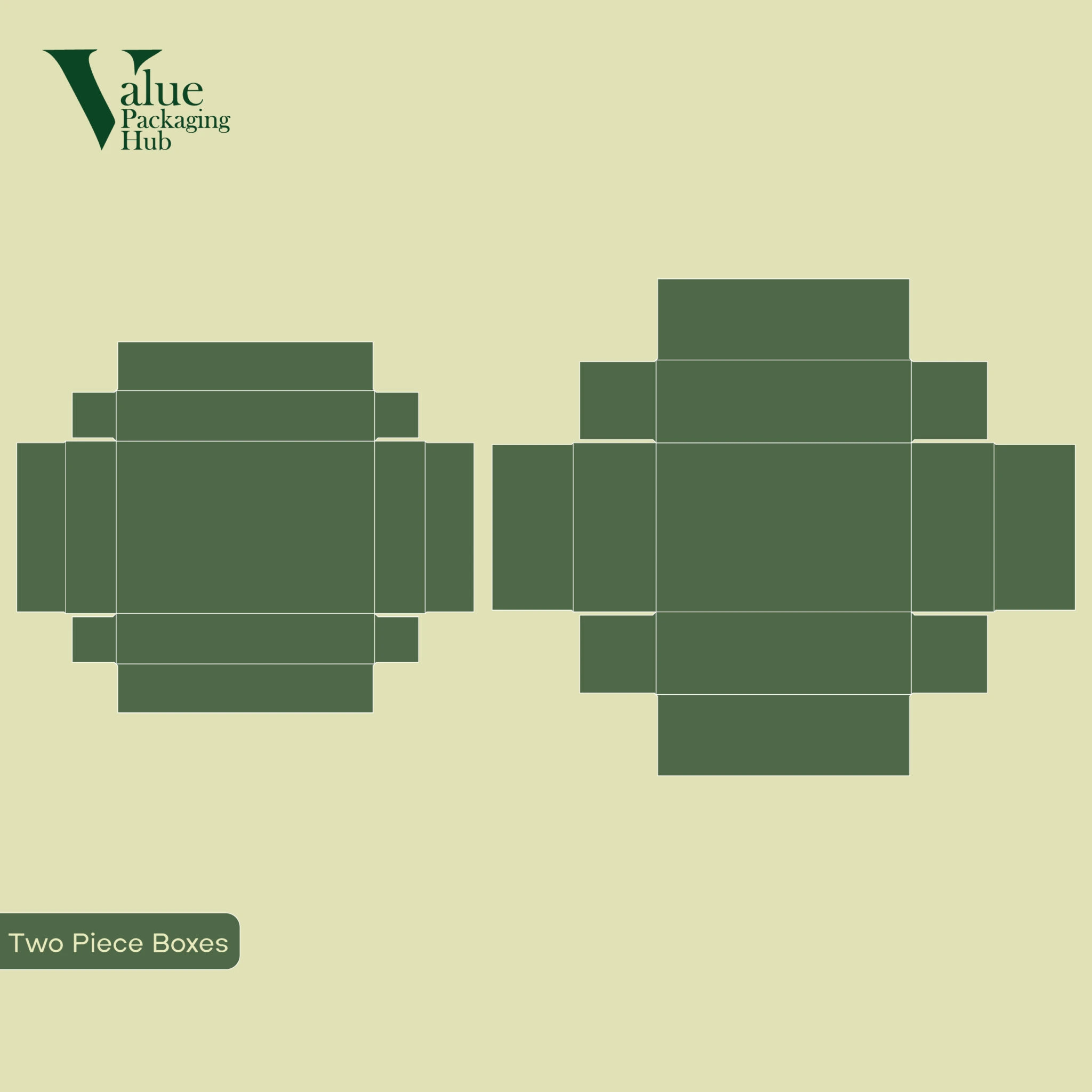 two piece boxes