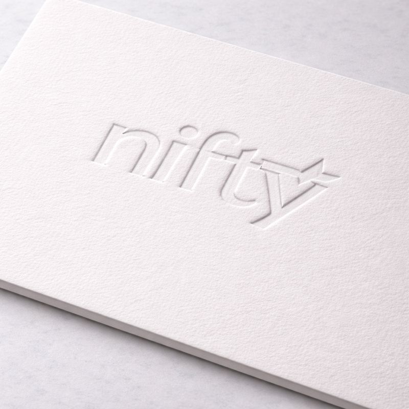 Debossing finish on custom printed packaging boxes