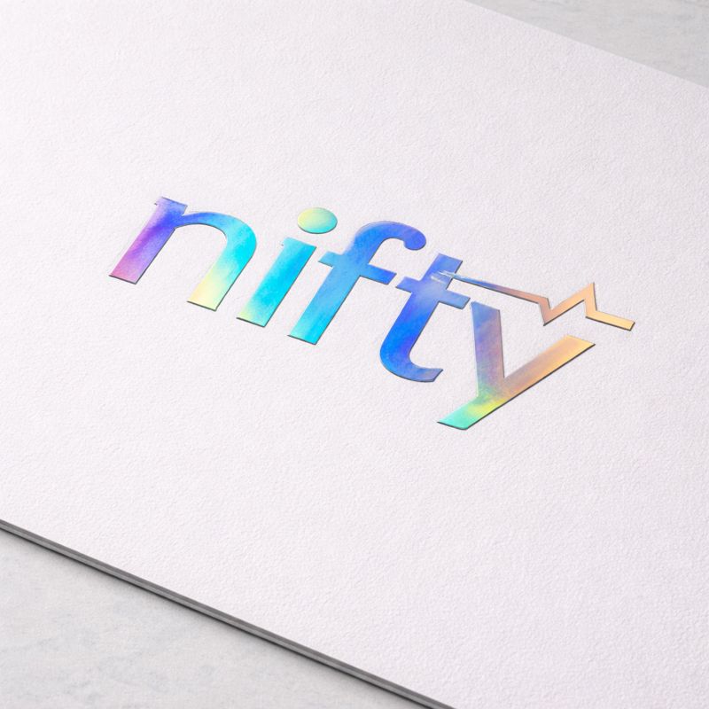 Holographic foiling finish on custom packaging boxes