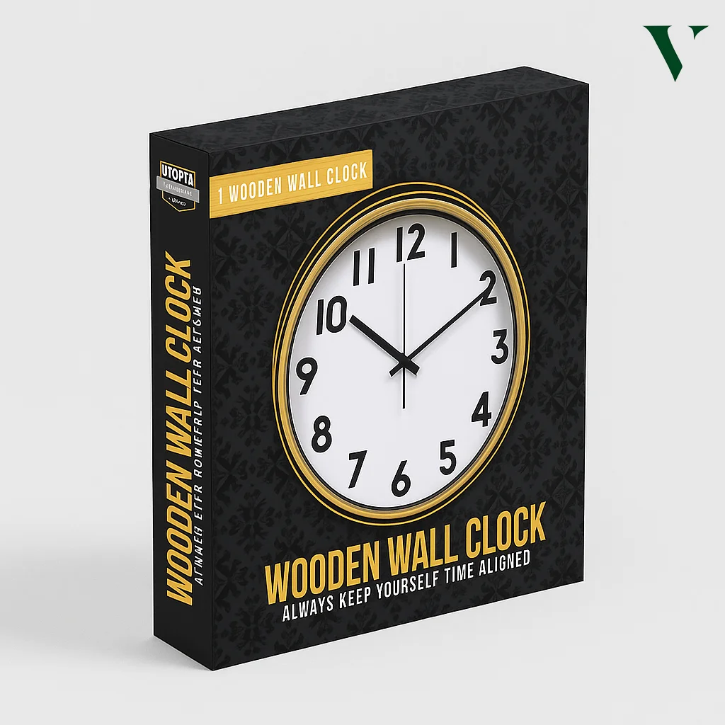 Premium custom clock boxes with custom-fit inserts to protect from scratches.