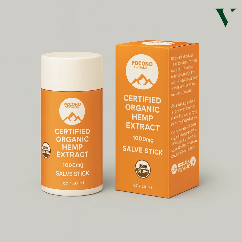 Custom CBD salve boxes with oil-resistant interior coatings for balm tins.