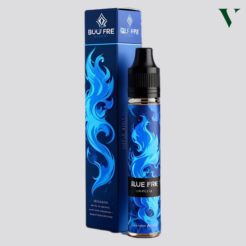 Stylish custom e-liquid boxes present flavored vape liquids attractively