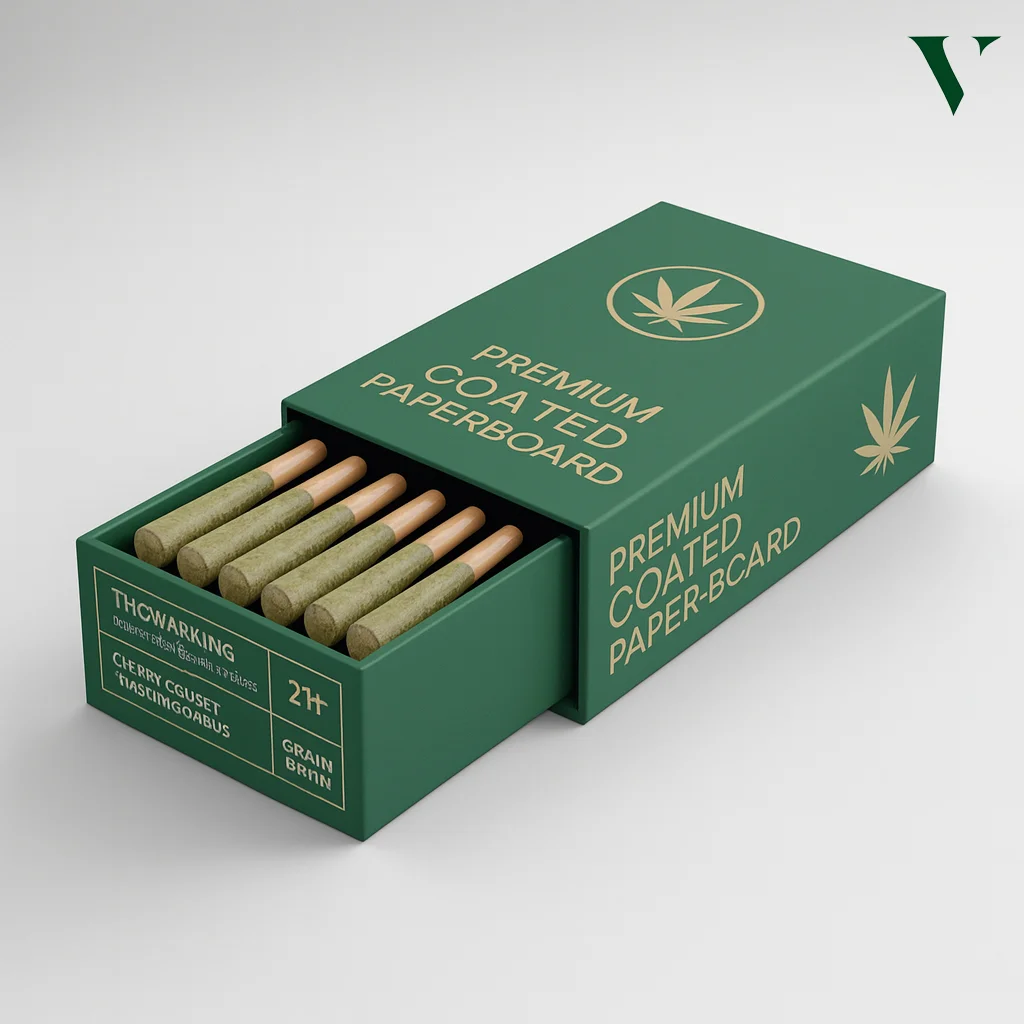Pack your products in custom pre-roll boxes in a minute.