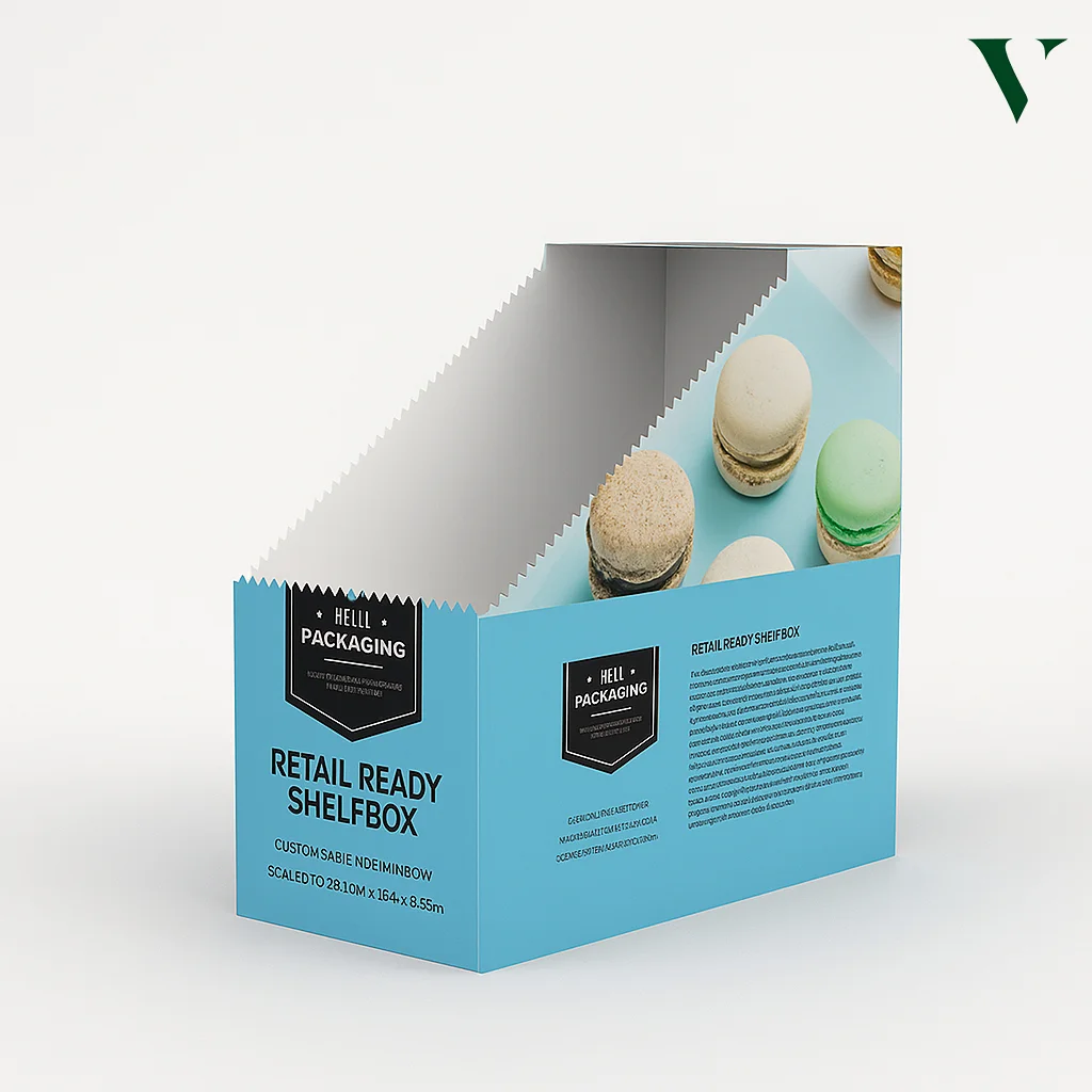 Display boxes for different retail items