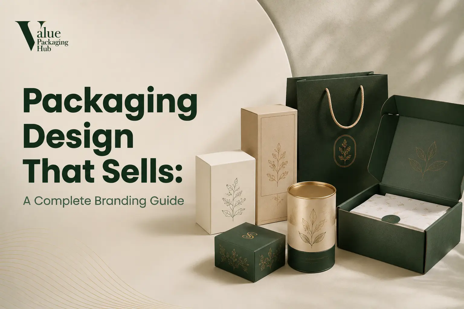 Creative custom packaging design examples showing branded boxes, colors, and typography for retail and ecommerce brands